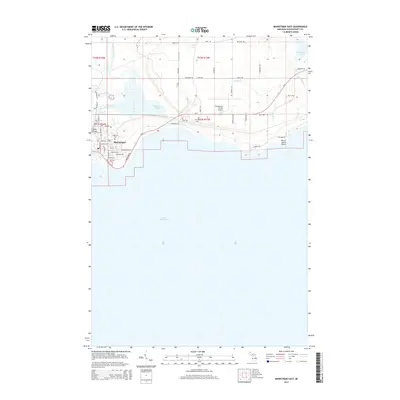 2014 Map of Manistique East, 2014 Print