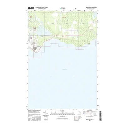 2017 Map of Manistique East, 2017 Print