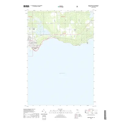 2019 Map of Manistique East, 2019 Print
