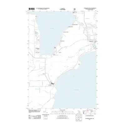 2011 Map of Manistique West, 2011 Print