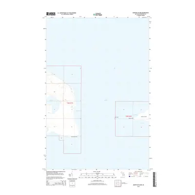 2014 Map of Manitou Island, 2014 Print