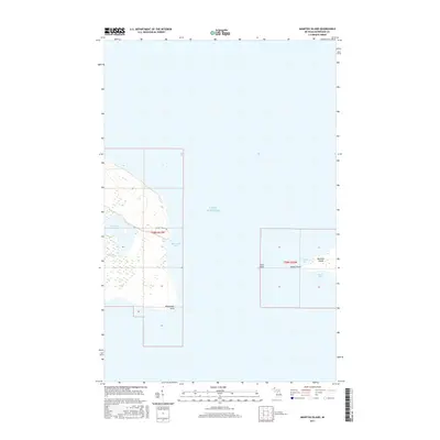 2017 Map of Manitou Island, 2017 Print