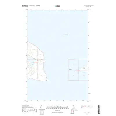 2019 Map of Manitou Island, 2019 Print