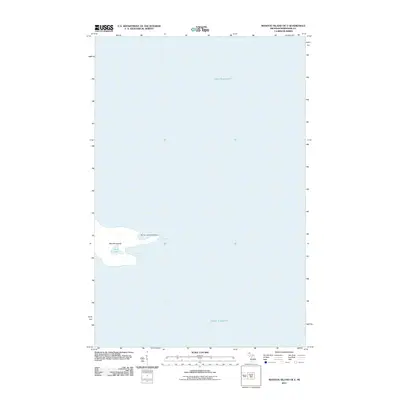 2011 Map of Manitou Island OE E, 2011 Print