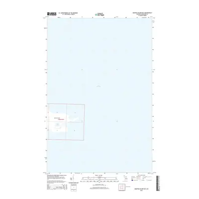 2014 Map of Manitou Island OE E, 2014 Print