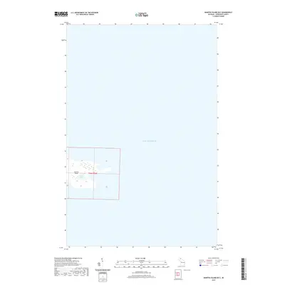 2019 Map of Manitou Island OE E, 2019 Print