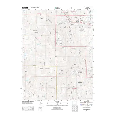 2013 Map of Manitou Springs, 2013 Print