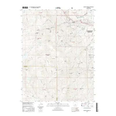 2016 Map of Manitou Springs, 2016 Print