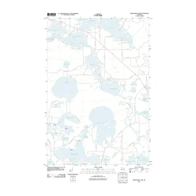 2010 Map of Manitowish Lake, 2010 Print