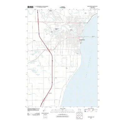 2010 Map of Manitowoc, 2010 Print