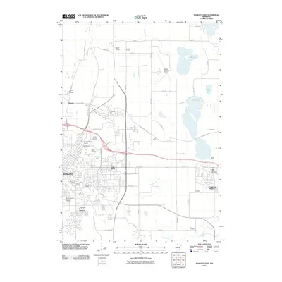 2010 Map of Mankato East, 2010 Print