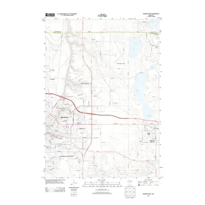 2013 Map of Mankato East, 2013 Print