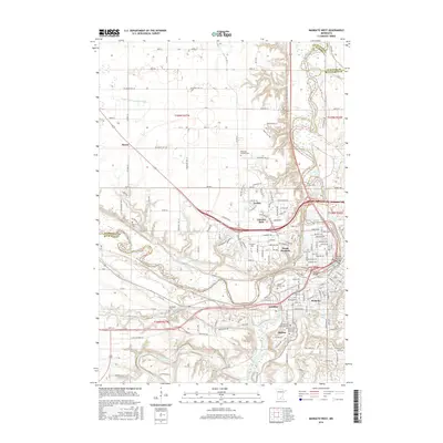 2016 Map of Mankato West, 2016 Print