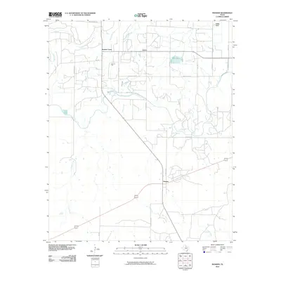 2010 Map of Mankins, 2010 Print
