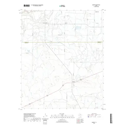 2019 Map of Mankins, 2019 Print