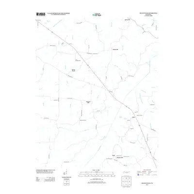 2013 Map of Manleyville, 2013 Print