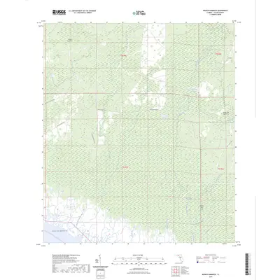 2024 Map of Manlin Hammock, 2024 Print