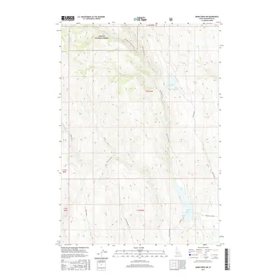 2017 Map of Mann Creek NW, 2017 Print