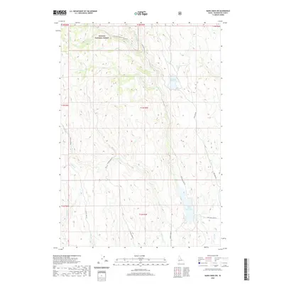 2020 Map of Mann Creek NW, 2020 Print