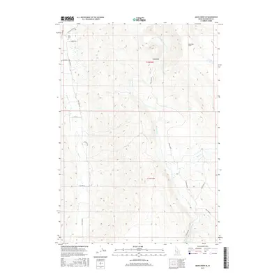 2017 Map of Mann Creek SE, 2017 Print