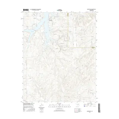 2016 Map of Mannford SE, 2016 Print