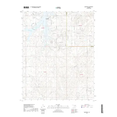 2018 Map of Mannford SE, 2018 Print