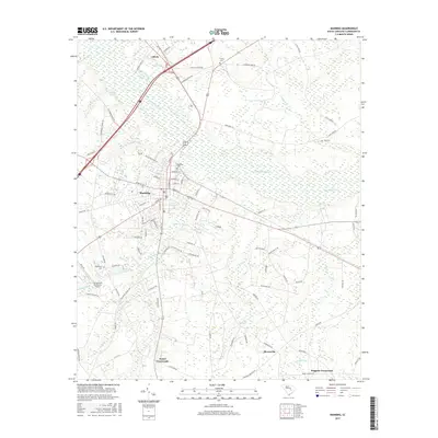 2017 Map of Manning, 2017 Print
