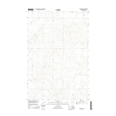 2014 Map of Manning NW, 2014 Print