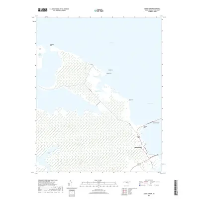 2019 Map of Manns Harbor, 2019 Print