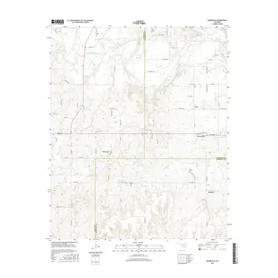 2016 Map of Mannsville, 2016 Print