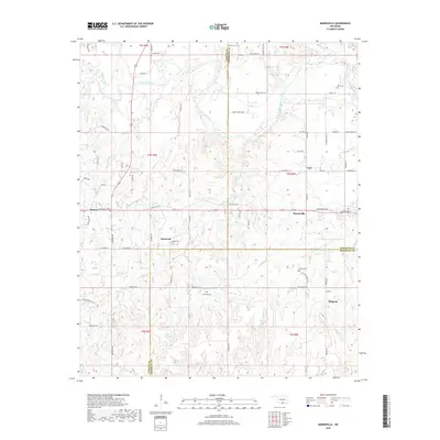 2018 Map of Mannsville, 2018 Print