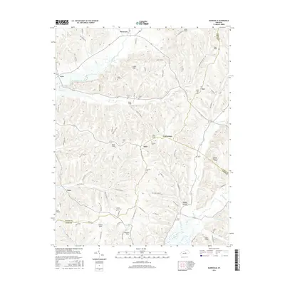 2016 Map of Mannsville, 2016 Print