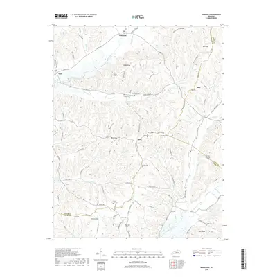 2019 Map of Mannsville, 2019 Print