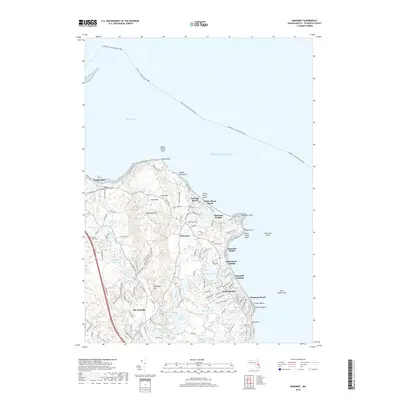 2018 Map of Manomet, 2018 Print