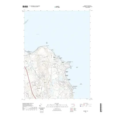 2021 Map of Manomet, 2021 Print
