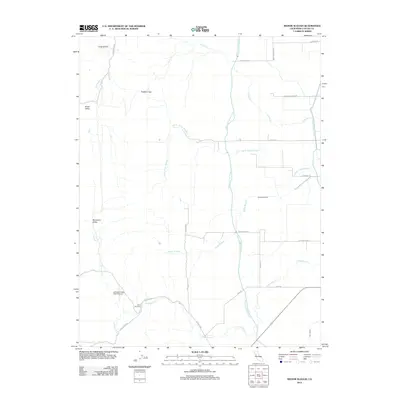 2012 Map of Manor Slough, 2012 Print