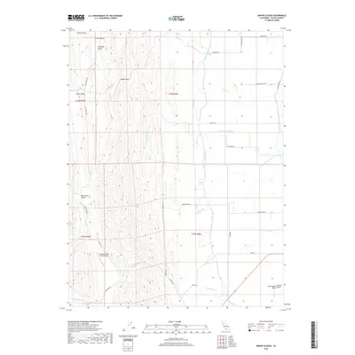 2018 Map of Manor Slough, 2018 Print