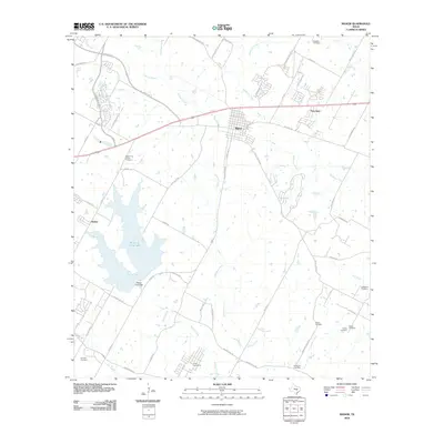 2010 Map of Manor, 2010 Print