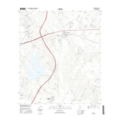 2016 Map of Manor, 2016 Print