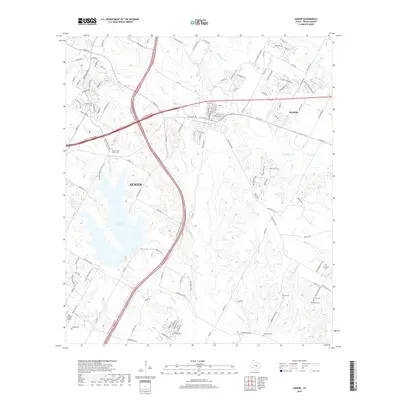 2019 Map of Manor, 2019 Print