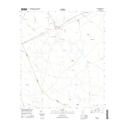 2014 Map of Manor, 2014 Print