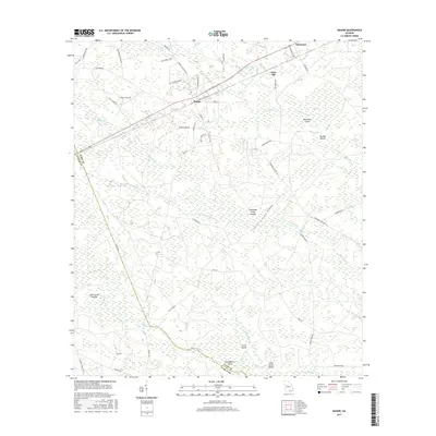 2017 Map of Manor, 2017 Print