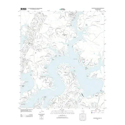 2013 Map of Mansfield Dam, 2013 Print