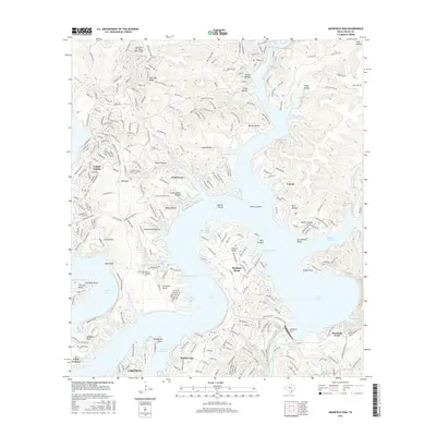 2016 Map of Mansfield Dam, 2016 Print