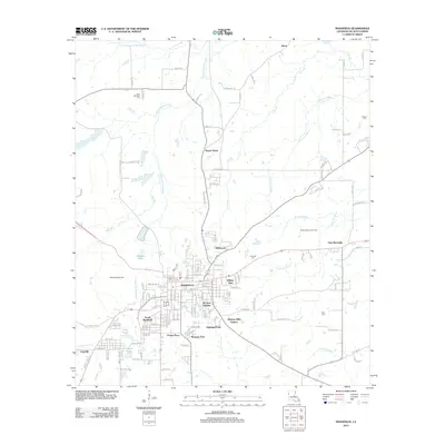 2012 Map of Mansfield, 2012 Print