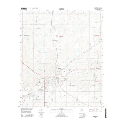 2015 Map of Mansfield, 2015 Print