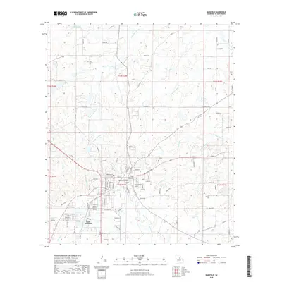 2018 Map of Mansfield, 2018 Print