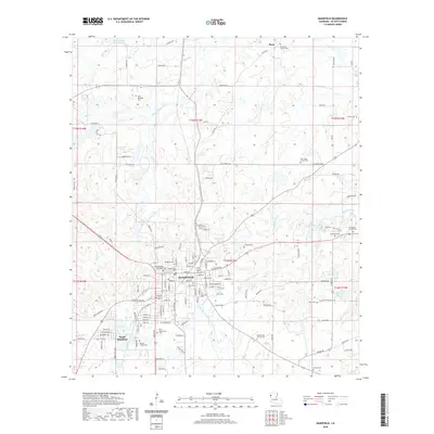 2020 Map of Mansfield, 2020 Print