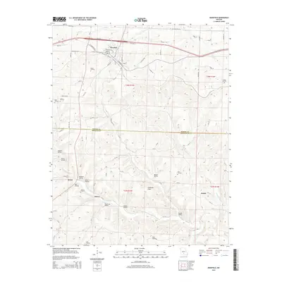 2015 Map of Mansfield, 2015 Print