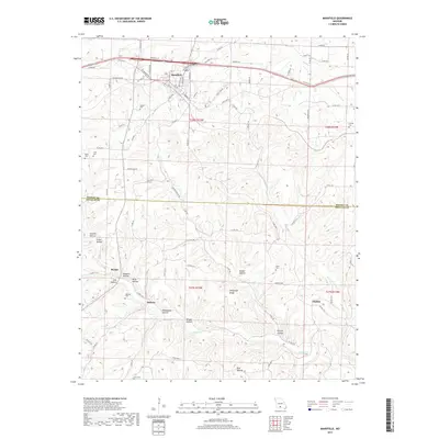 2017 Map of Mansfield, 2017 Print